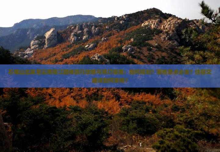 石嘴山出发至云南丽江团体旅行攻略与预订指南：如何规划？哪些景点必去？住宿交通该如何安排？