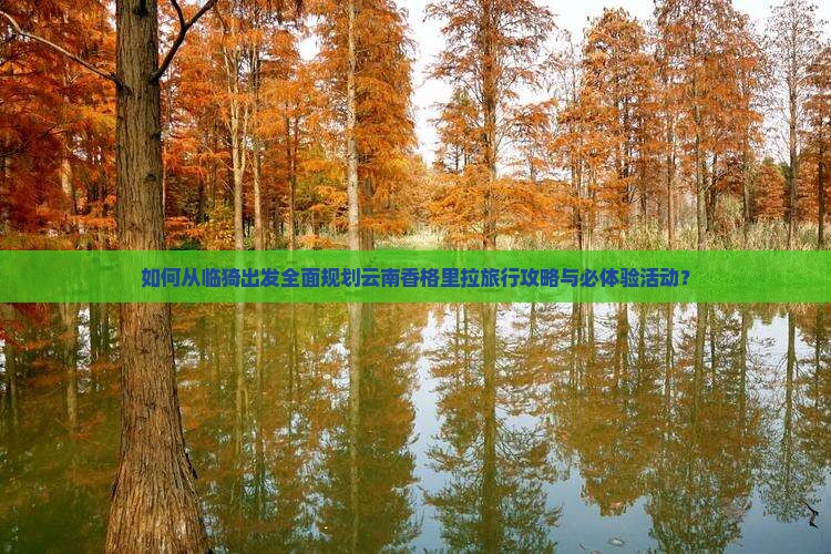 如何从临猗出发全面规划云南香格里拉旅行攻略与必体验活动？