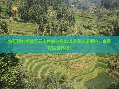 如何规划榆林至云南古城七日游以避开人潮拥挤，享受深度游体验？