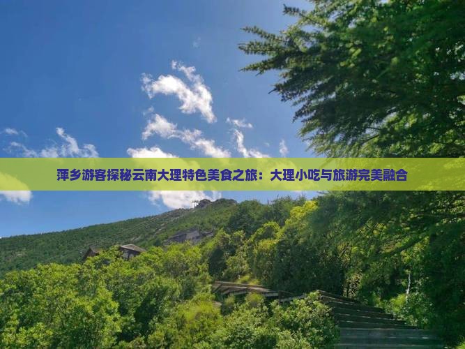 萍乡游客探秘云南大理特色美食之旅：大理小吃与旅游完美融合