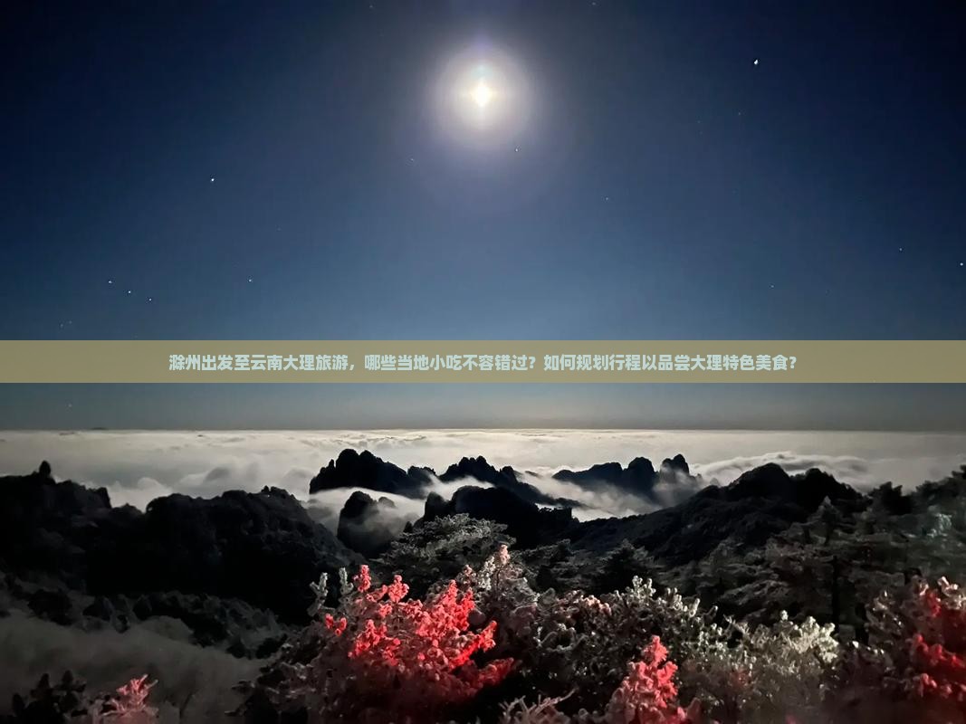 滁州出发至云南大理旅游，哪些当地小吃不容错过？如何规划行程以品尝大理特色美食？