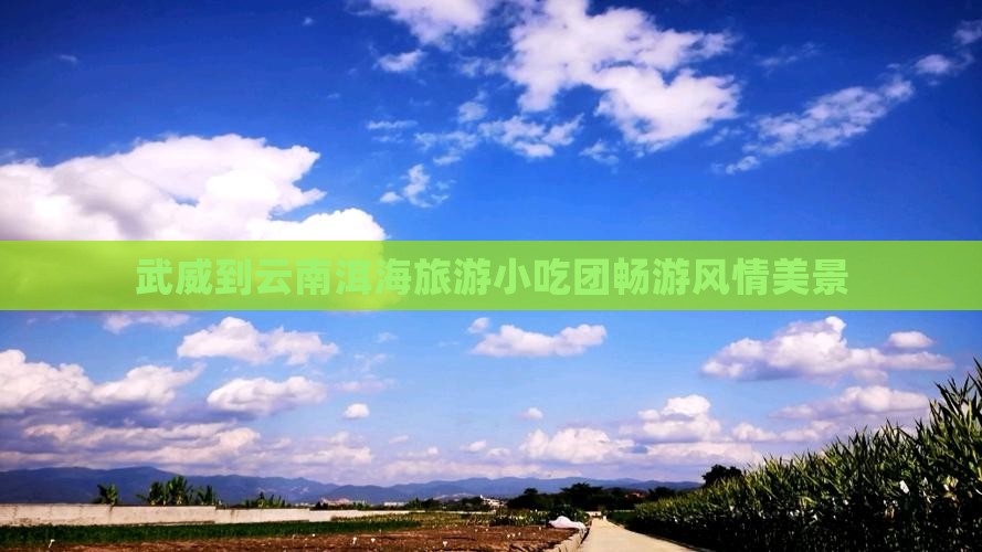 武威到云南洱海旅游小吃团畅游风情美景