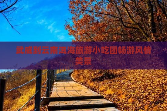 武威到云南洱海旅游小吃团畅游风情美景