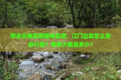 想去云南昆明团体旅游，江门出发怎么安排行程？费用大概是多少？