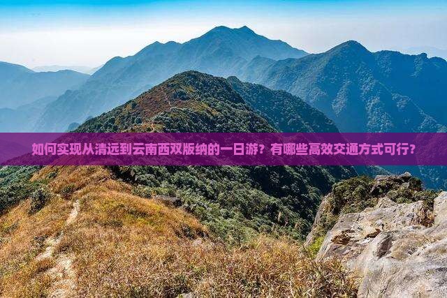 如何实现从清远到云南西双版纳的一日游？有哪些高效交通方式可行？