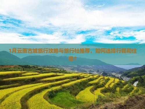 1月云南古城旅行攻略与旅行社推荐，如何选择行程和住宿？