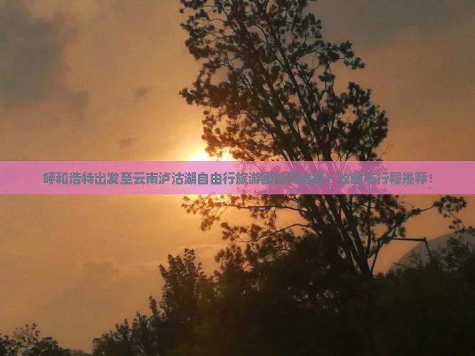 呼和浩特出发至云南泸沽湖自由行旅游团如何选择？攻略与行程推荐！