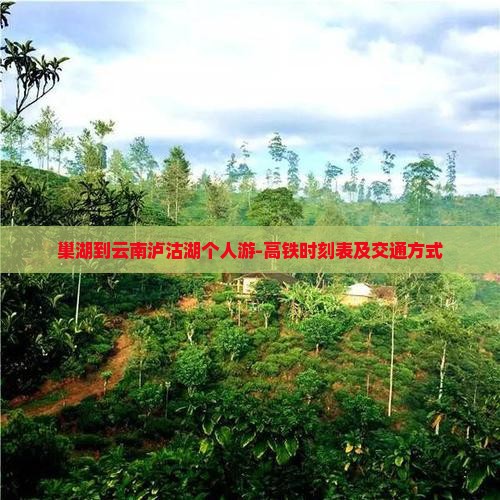 巢湖到云南泸沽湖个人游-高铁时刻表及交通方式