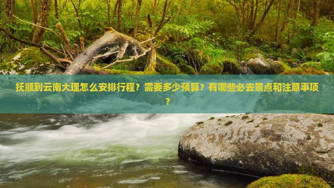 抚顺到云南大理怎么安排行程？需要多少预算？有哪些必去景点和注意事项？