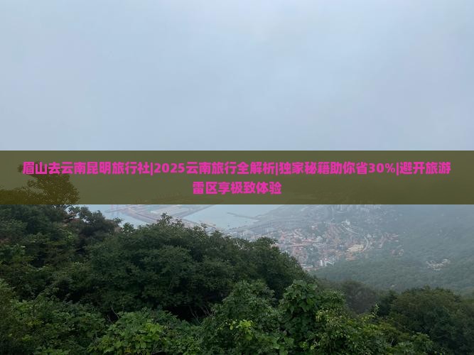 眉山去云南昆明旅行社