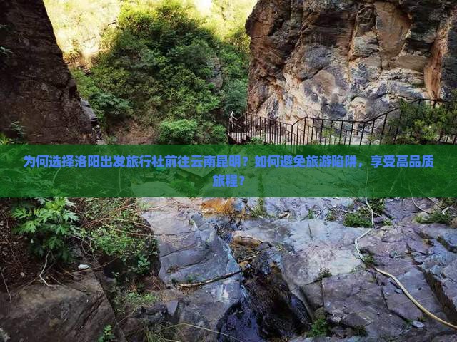 为何选择洛阳出发旅行社前往云南昆明？如何避免旅游陷阱，享受高品质旅程？