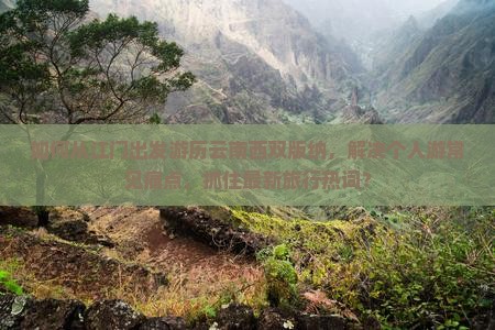如何从江门出发游历云南西双版纳，解决个人游常见痛点，抓住最新旅行热词？