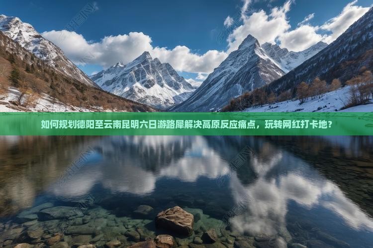 如何规划德阳至云南昆明六日游路犀解决高原反应痛点，玩转网红打卡地？
