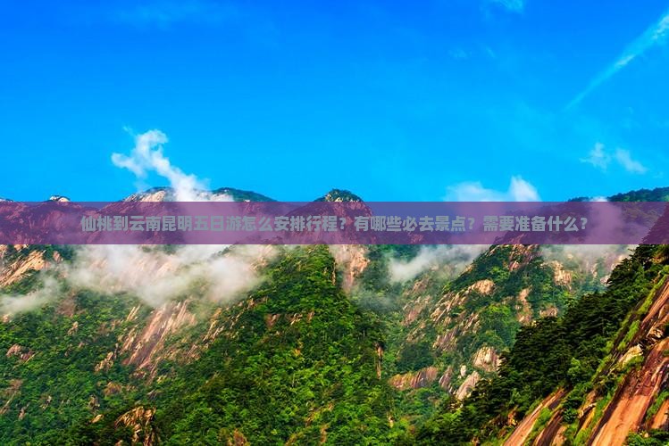 仙桃到云南昆明五日游怎么安排行程？有哪些必去景点？需要准备什么？