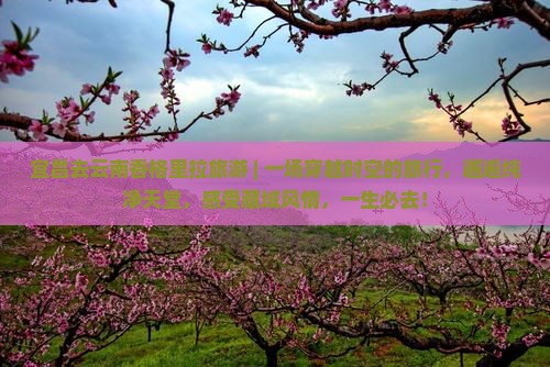 宜昌去云南香格里拉旅游