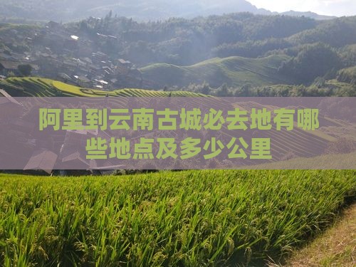 阿里到云南古城必去地
