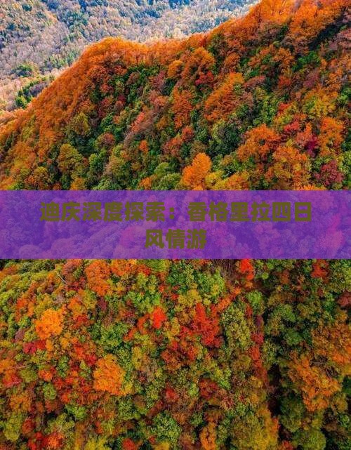 迪庆深度探索：香格里拉四日风情游