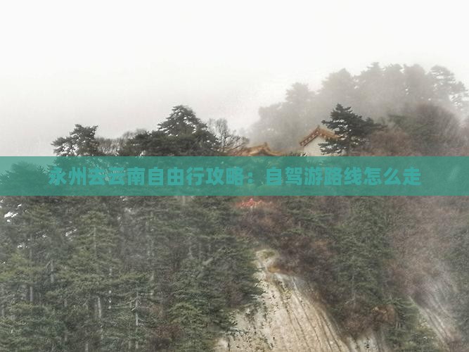 永州去云南自由行攻略：自驾游路线怎么走
