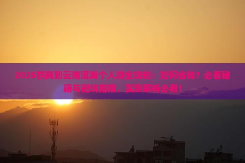 鹤岗到云南洱海个人游