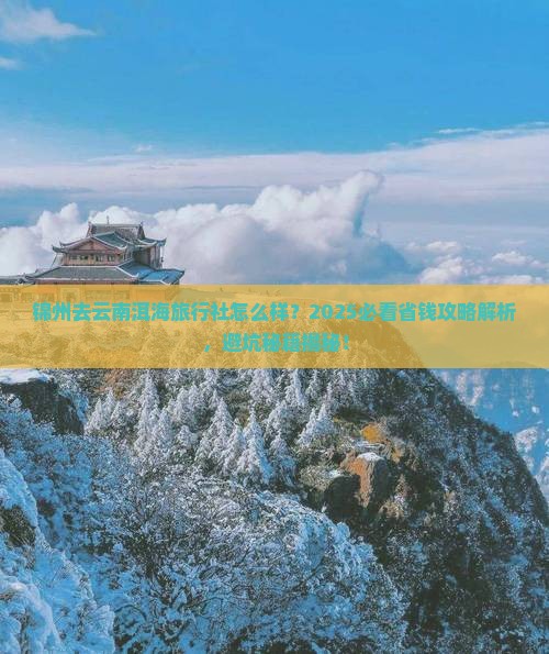 锦州去云南洱海旅行社
