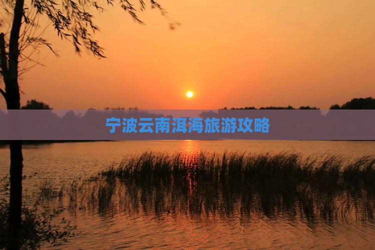 宁波去云南洱海个人游
