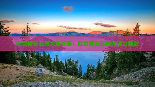 吐鲁番去云南大理攻略：吐鲁番到云南大理公里数
