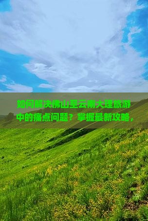 如何解决佛山至云南大理旅游中的痛点问题？掌握最新攻略，轻松出行！