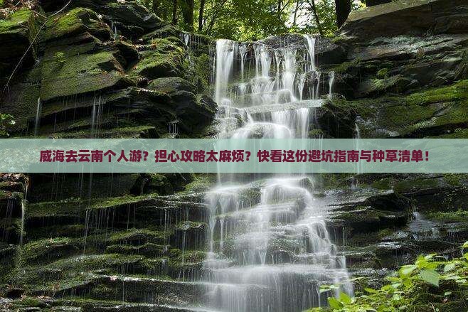 威海去云南个人游？担心攻略太麻烦？快看这份避坑指南与种草清单！