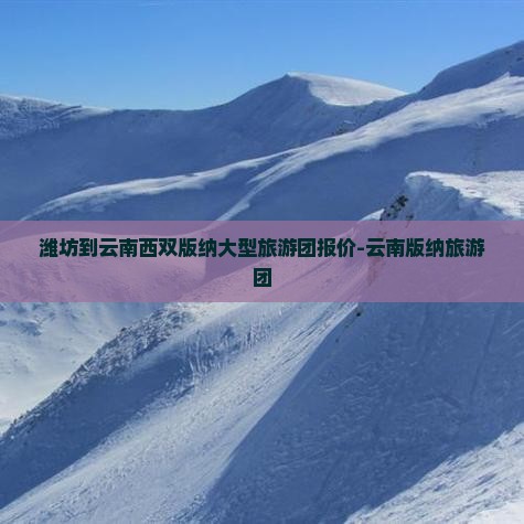 潍坊到云南西双版纳大型旅游团报价-云南版纳旅游团