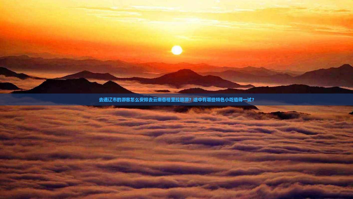 去通辽市的游客怎么安排去云南香格里拉旅游？途中有哪些特色小吃值得一试？