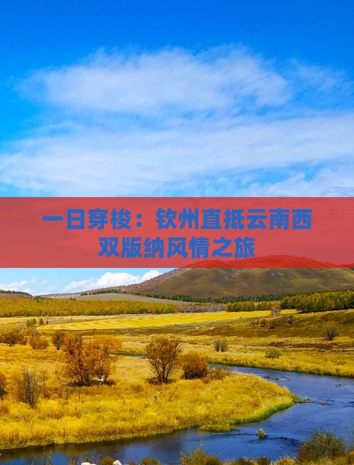 一日穿梭：钦州直抵云南西双版纳风情之旅