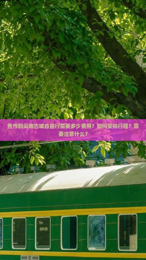 焦作到云南古城自由行需要多少费用？如何安排行程？需要注意什么？