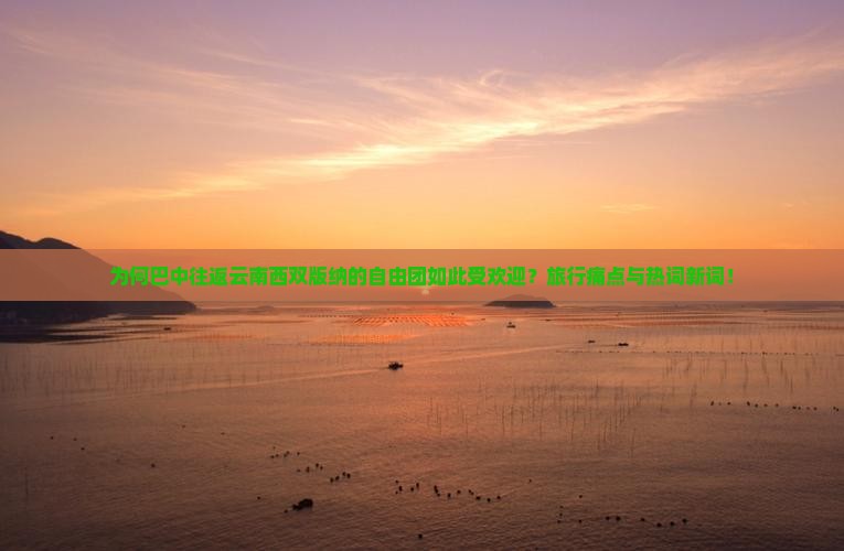 为何巴中往返云南西双版纳的自由团如此受欢迎？旅行痛点与热词新词！