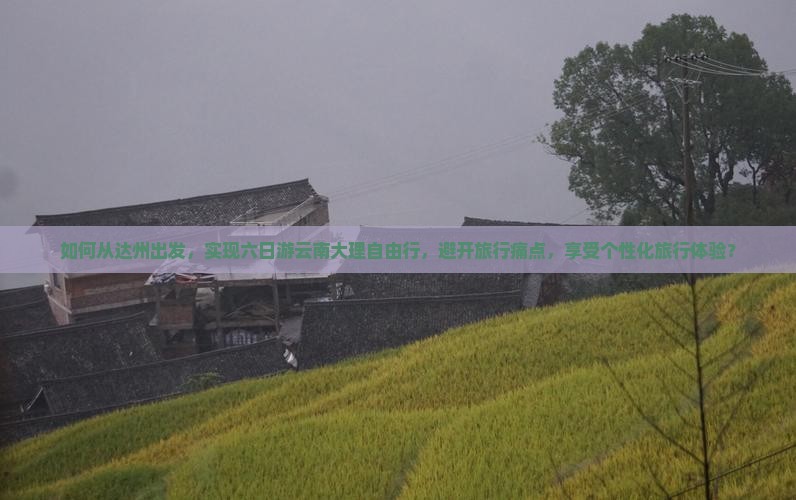 如何从达州出发，实现六日游云南大理自由行，避开旅行痛点，享受个性化旅行体验？