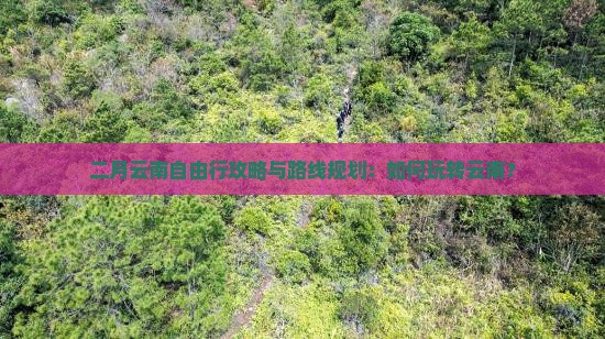 二月云南自由行攻略与路线规划：如何玩转云南？