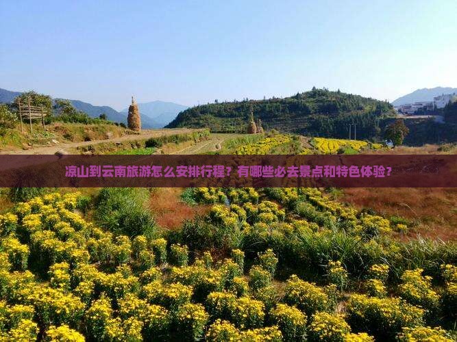 凉山到云南旅游怎么安排行程？有哪些必去景点和特色体验？