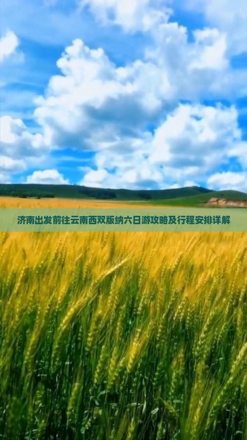 济南出发前往云南西双版纳六日游攻略及行程安排详解