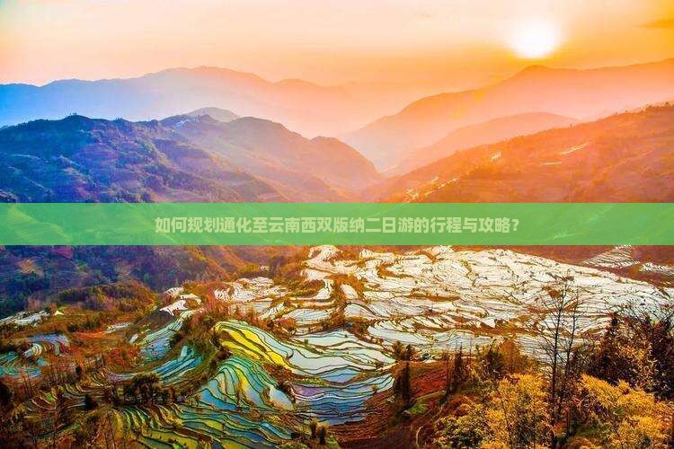 如何规划通化至云南西双版纳二日游的行程与攻略？