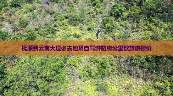 抚顺到云南大理必去地及自驾游路线公里数旅游报价