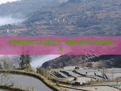 春节到云南丽江必去的景点：感受古城的文化与旅游魅力