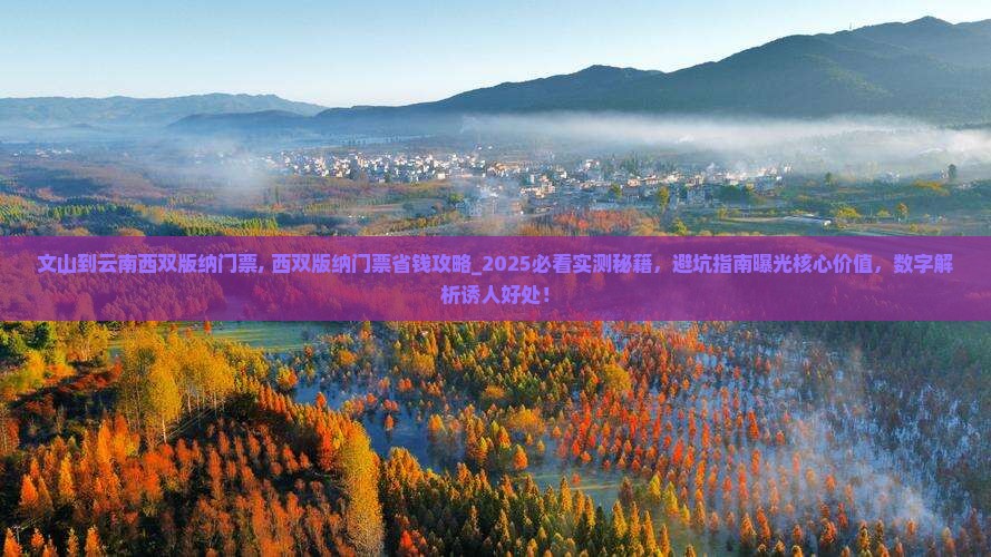 文山到云南西双版纳门票