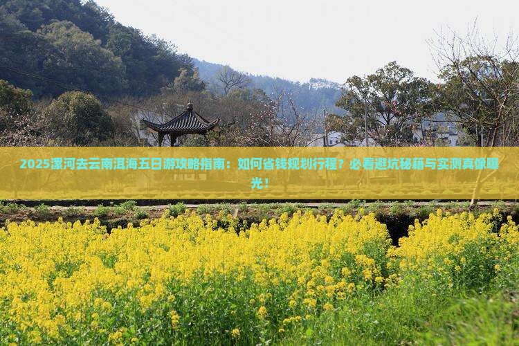 漯河去云南洱海五日游