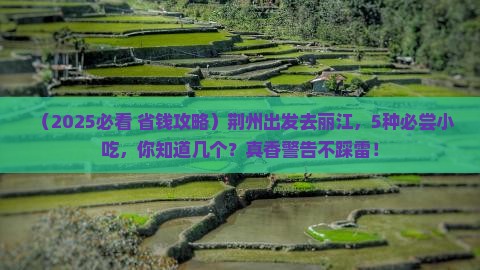 荆州到云南丽江旅游小吃