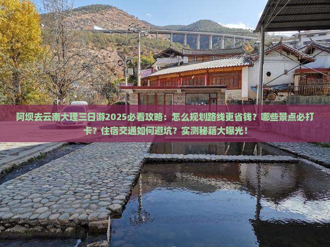 阿坝去云南大理三日游