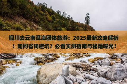 铜川去云南洱海团体旅游