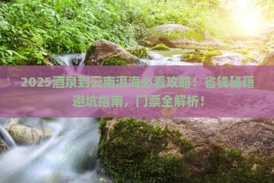 酒泉到云南洱海门票