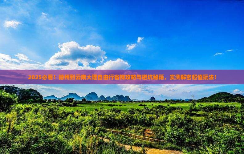 德州到云南大理自由行