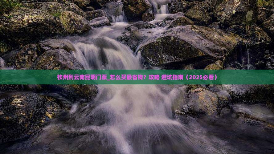 钦州到云南昆明门票