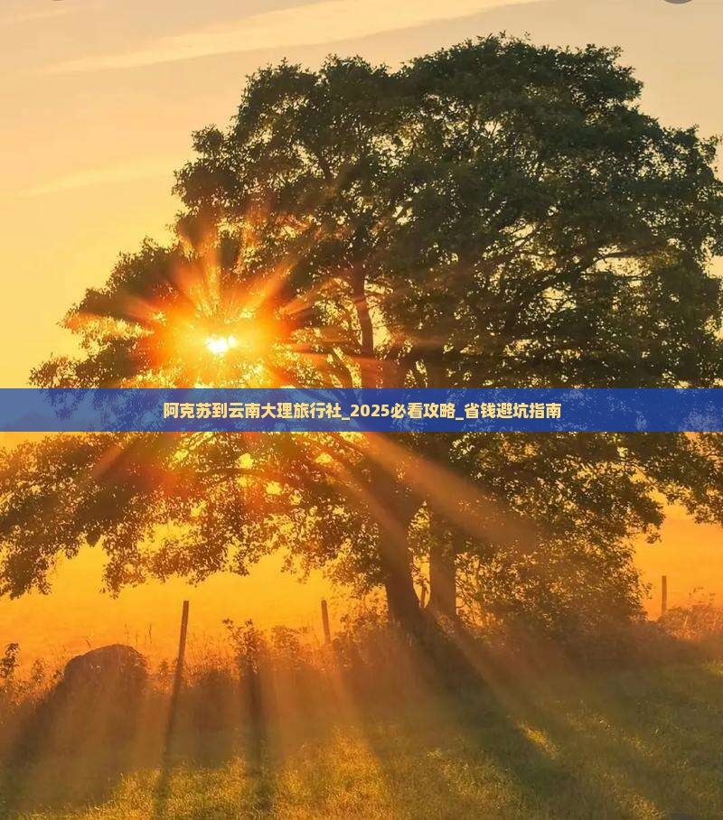 阿克苏到云南大理旅行社