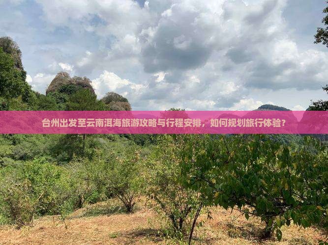 台州出发至云南洱海旅游攻略与行程安排，如何规划旅行体验？